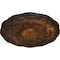 Ekena Millwork Cornelia Ceiling Medallion (Fits Canopies up to 4"), Hand-Painted Rust, 22 1/2"OD x 1 1/2"P CM22CNRUS - alternate 2